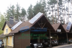 Установка автономной солнечной электростанции в с.Лебедивка, Киевской области.
